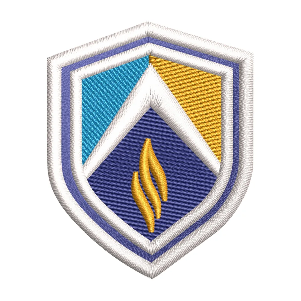 Shine Flame Embroidery Design