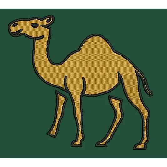 Camel Design Embroidery Design