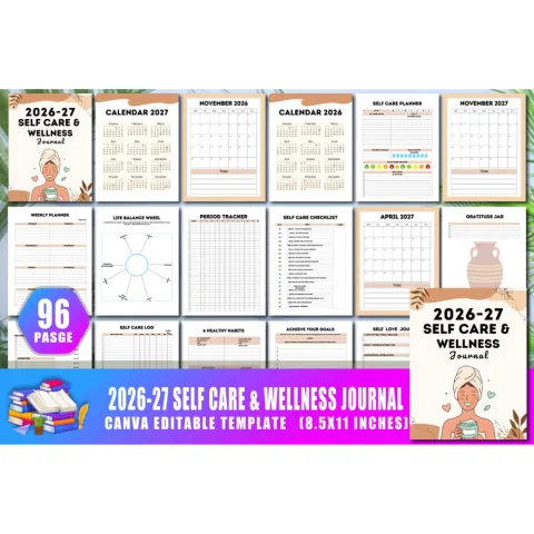 Self Care Wellness Journal