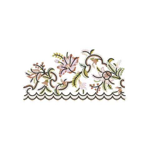 Sequins Symmetry Embroidery Design