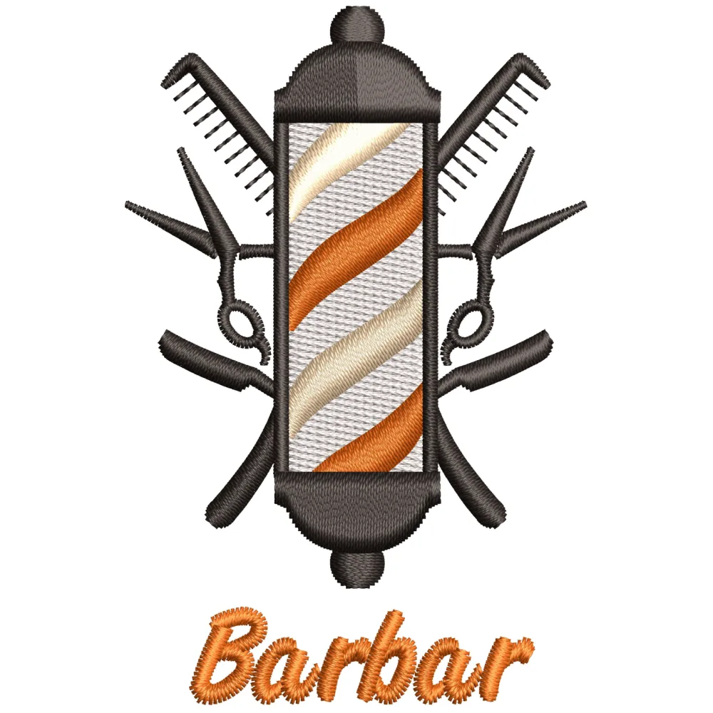 Barbar Tool Embroidery Design
