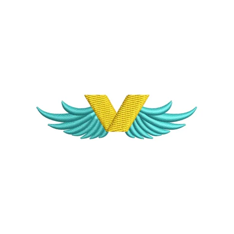 Victory Embroidery Design
