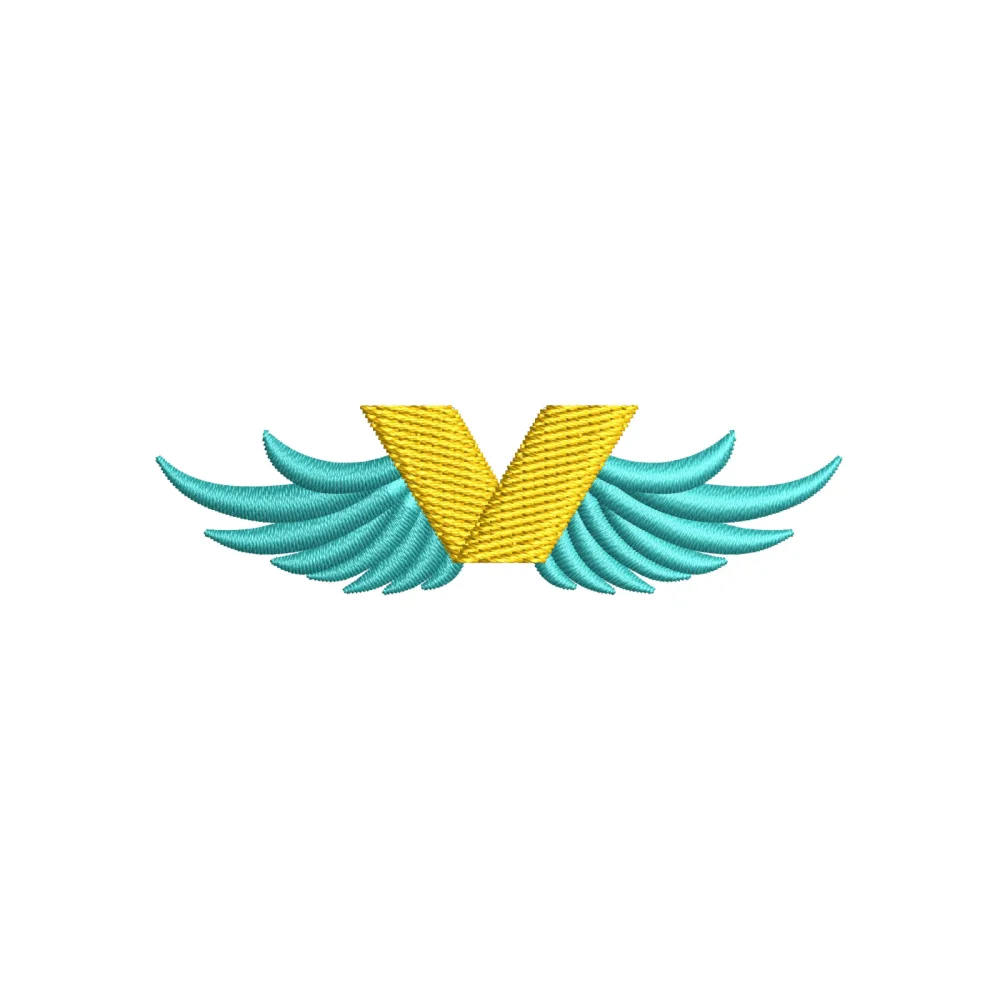 Victory Embroidery Design