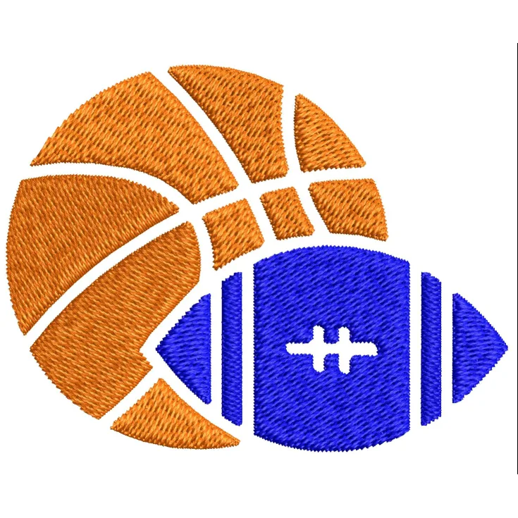 Balls Embroidery Design