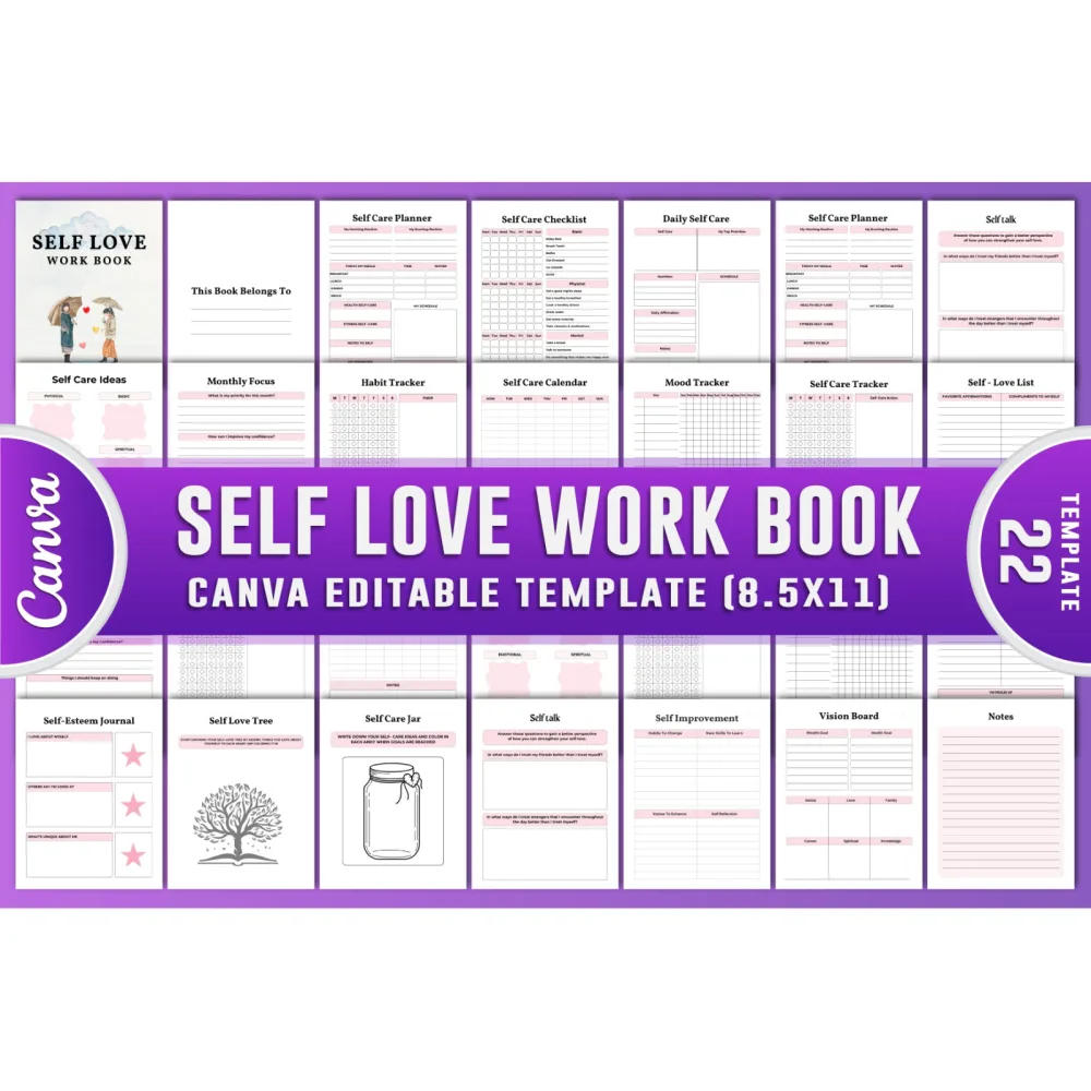 Self Love Work Planner