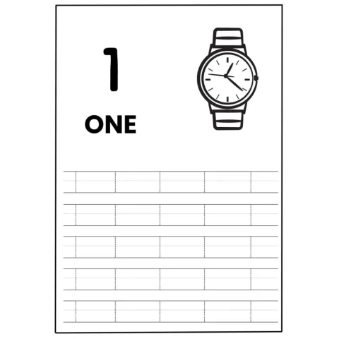 Number Tracing and Writing Worksheets