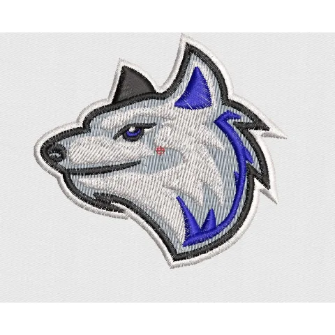 Wolf Embroidery Design