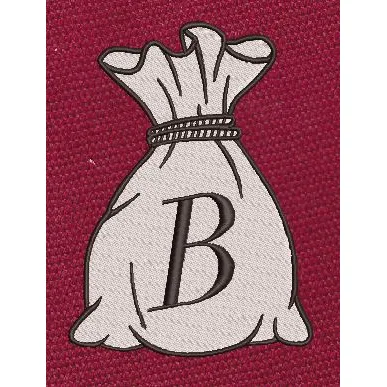 Money Bag Embroidery Design