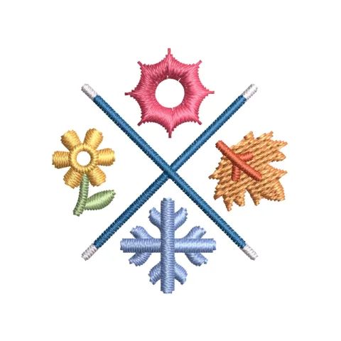 Leaves Embroidery Design