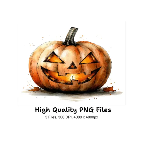Halloween Pumpkin Clipart Bundle