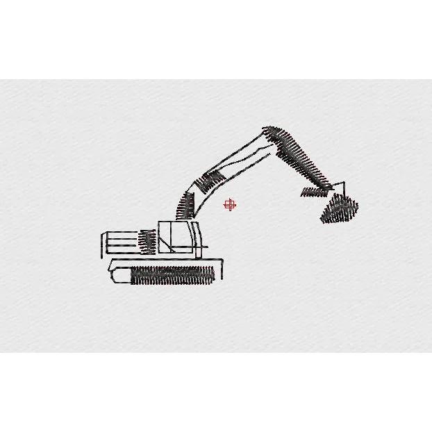Tractor Embroidery Design