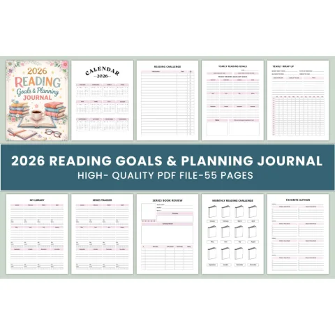 Reading Goals Planning Journal
