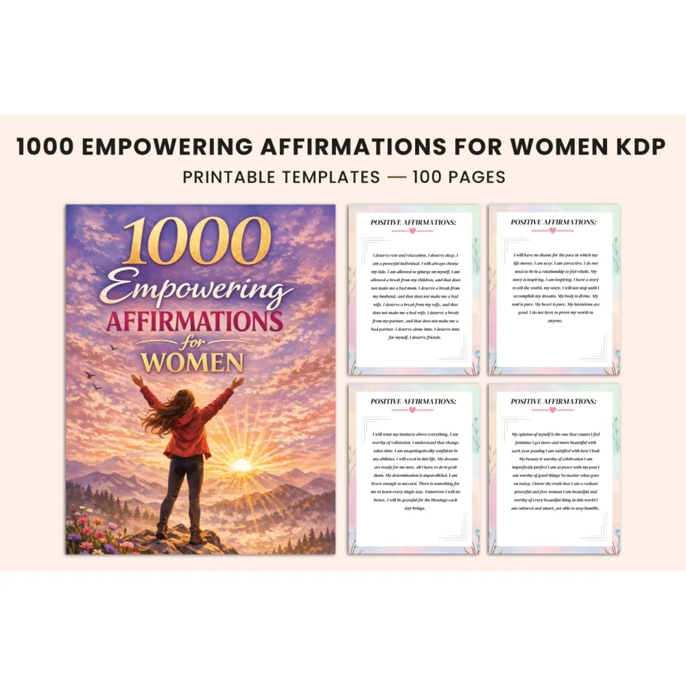 Empowering Affirmations for Women Planner