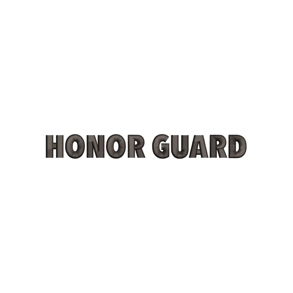 Honor Guard Embroidery Design