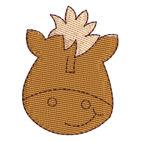 Cow Embroidery Design