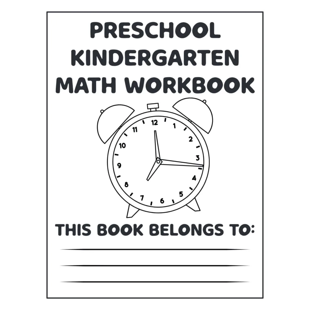 Preschool Kindergarten Math Workbook