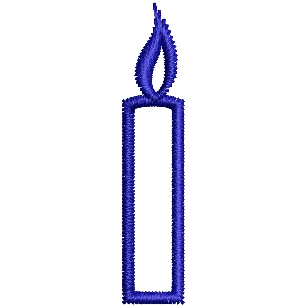Candal Light Embroidery Design