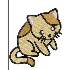 Cat Embroidery Design