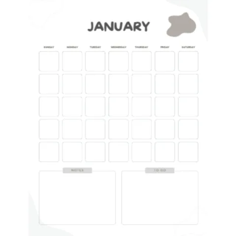 12 Monthly Calendar Bundle
