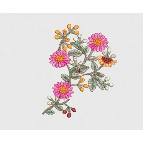 Flower Embroidery Design