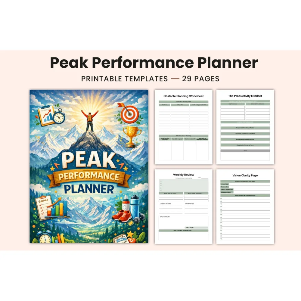 Peak Performance Planner