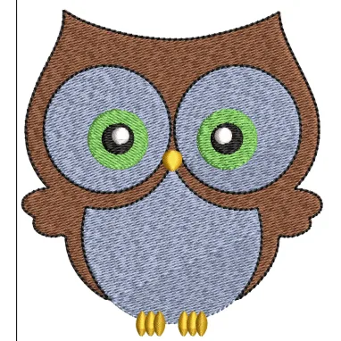 Owl Embroidery Design