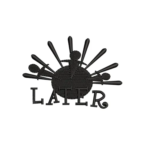 Target Later Embroidery Design