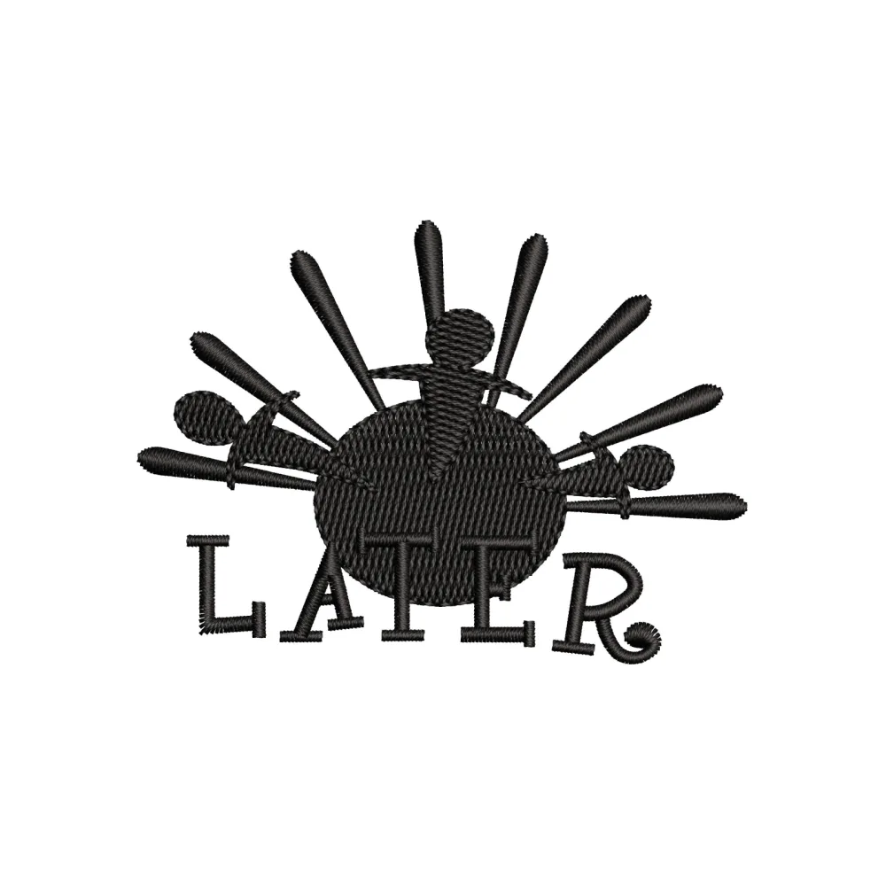 Target Later Embroidery Design