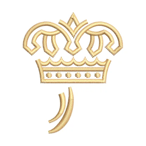 Crown Badsha Embroidery Design
