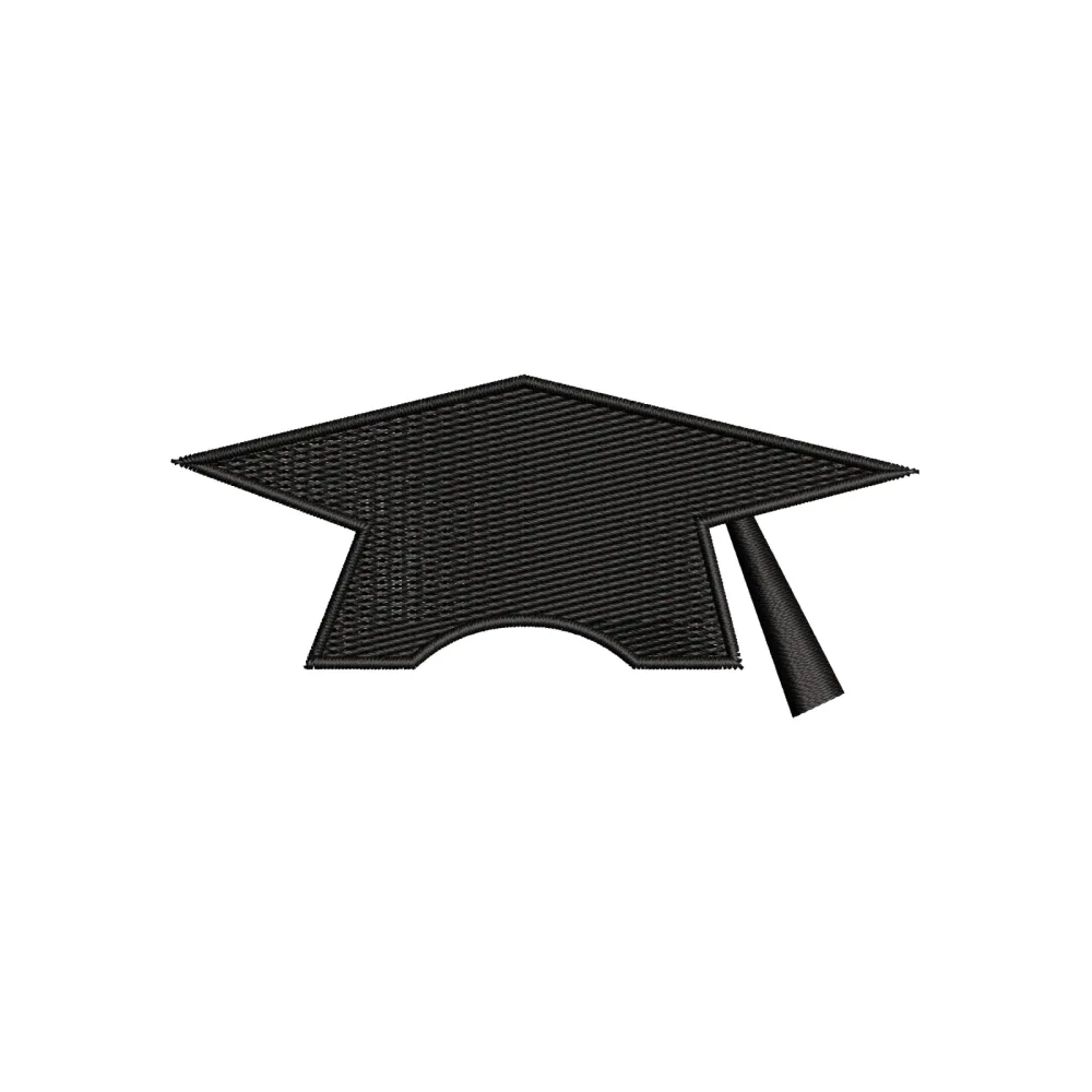Cap Degree Embroidery Design