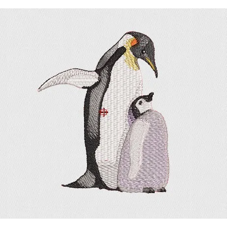 Penguin Embroidery Design