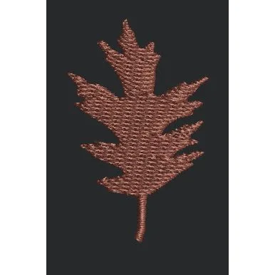 Detailed Foliage Silhouette Embroidery Design