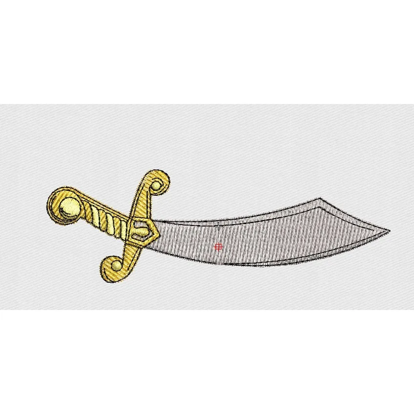 Sword Embroidery Design