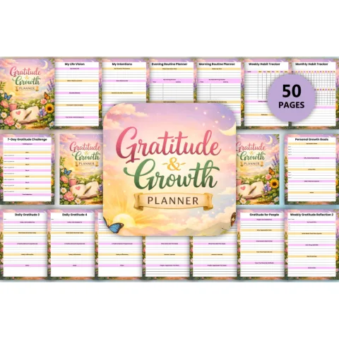 Gratitude Growth Planner