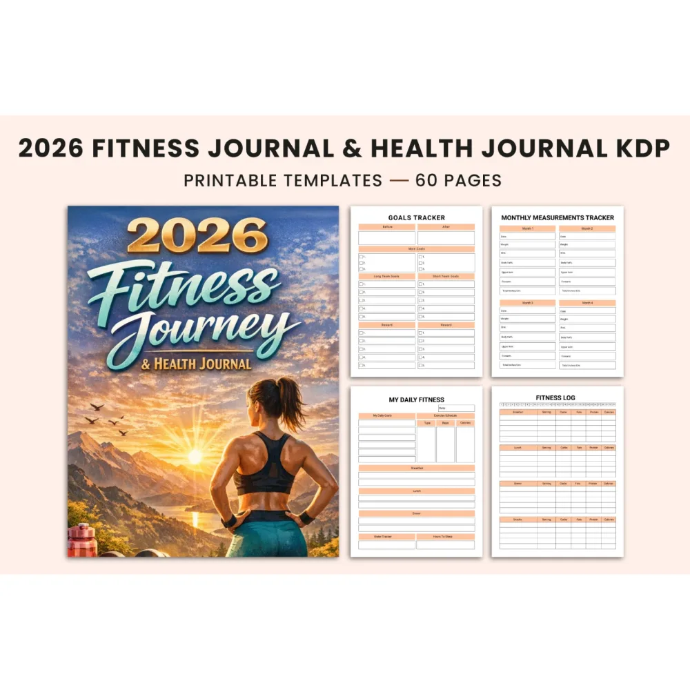 Fitness Journey Health Journal