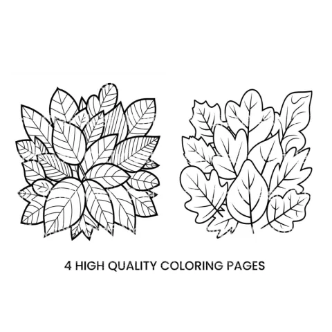 Autumn Leaves Coloring Books