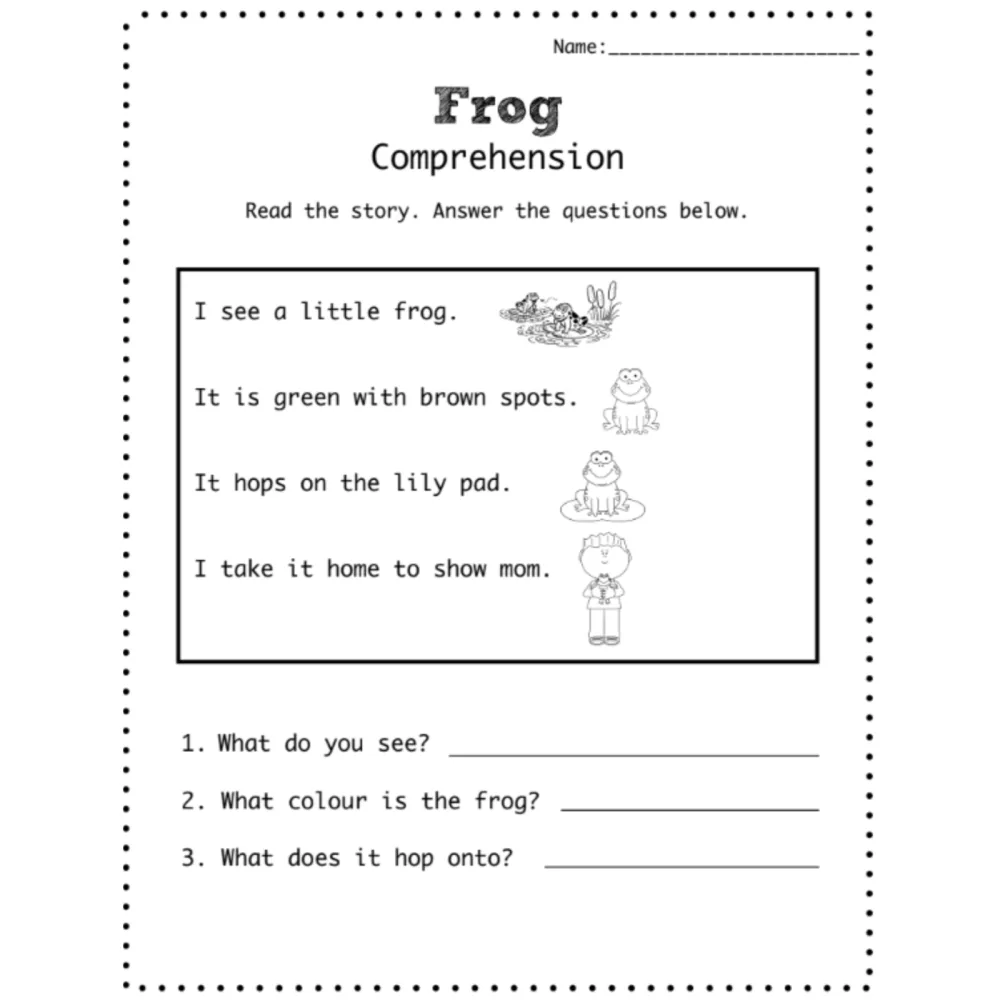 Short Animal Comprehension Stories