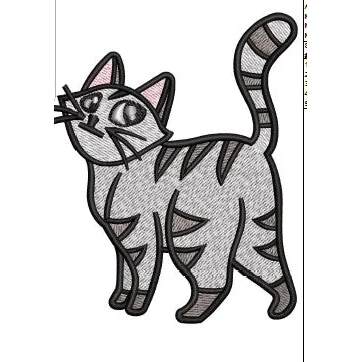 Cat Embroidery Design