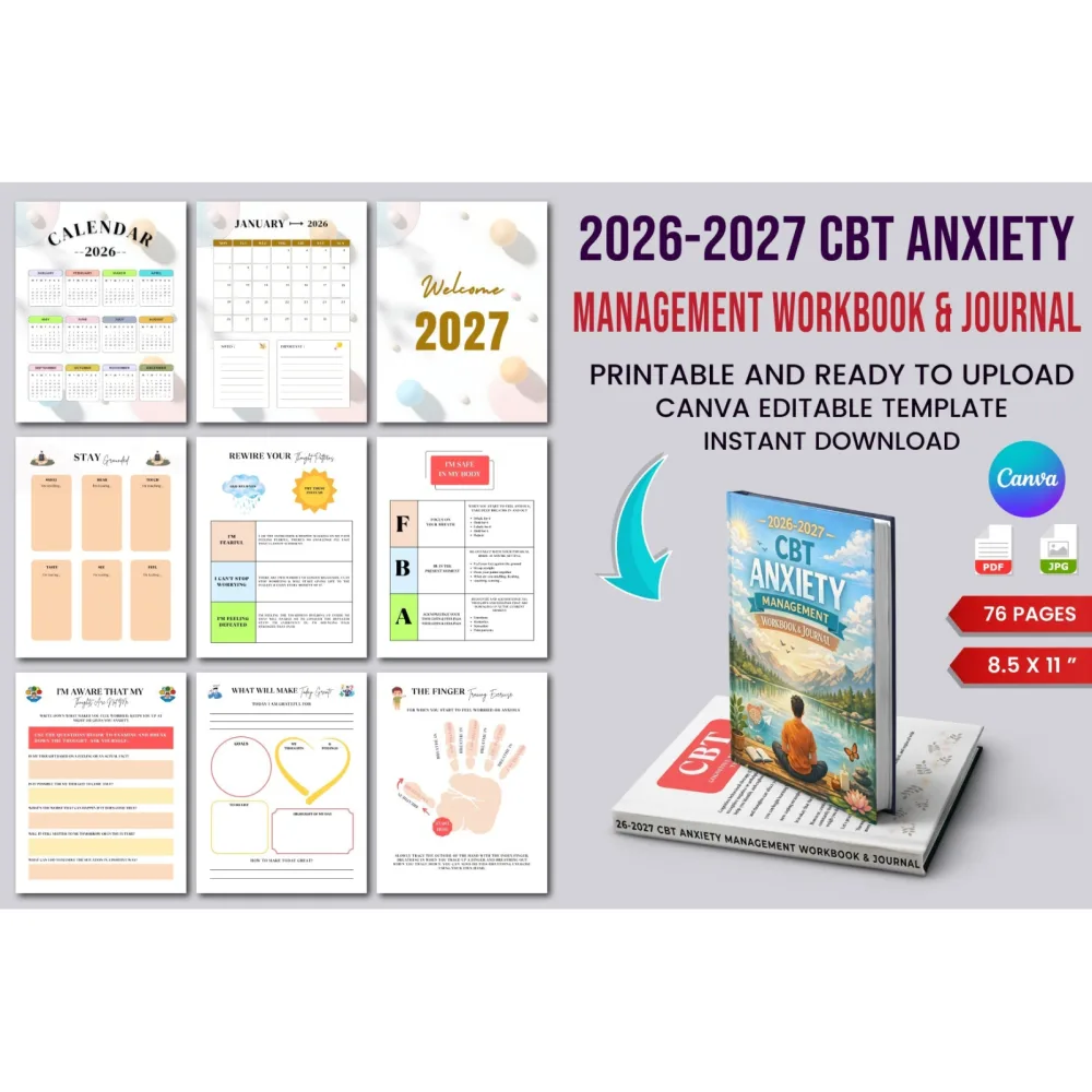 CBT Anxiety Management Book