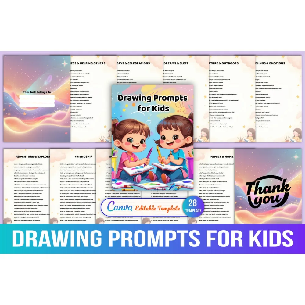 Drawing Prompts for Kids