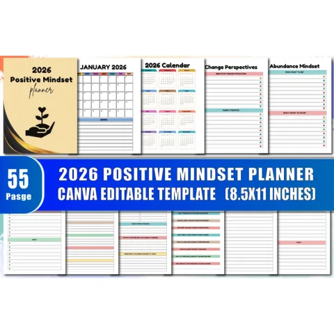 Positive Mindset Planner