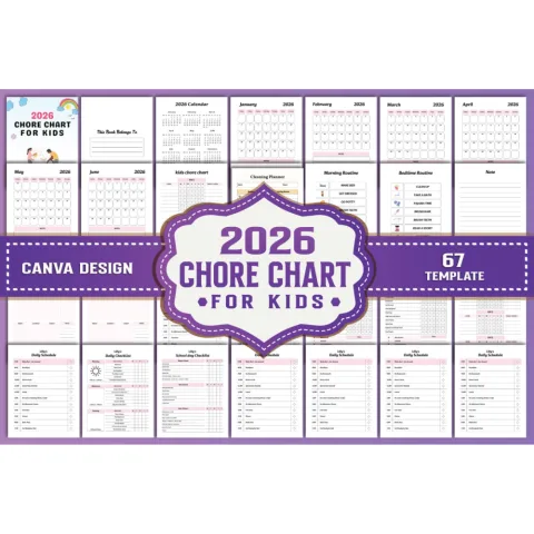 Chore Chart for Kids Planner