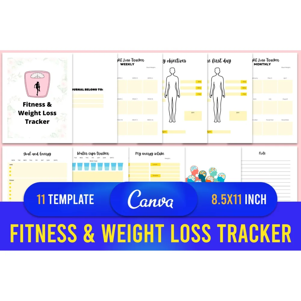 Fitness Weight Loss Planner