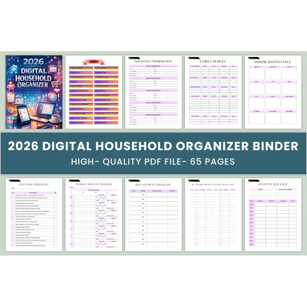 Household Binder Planner
