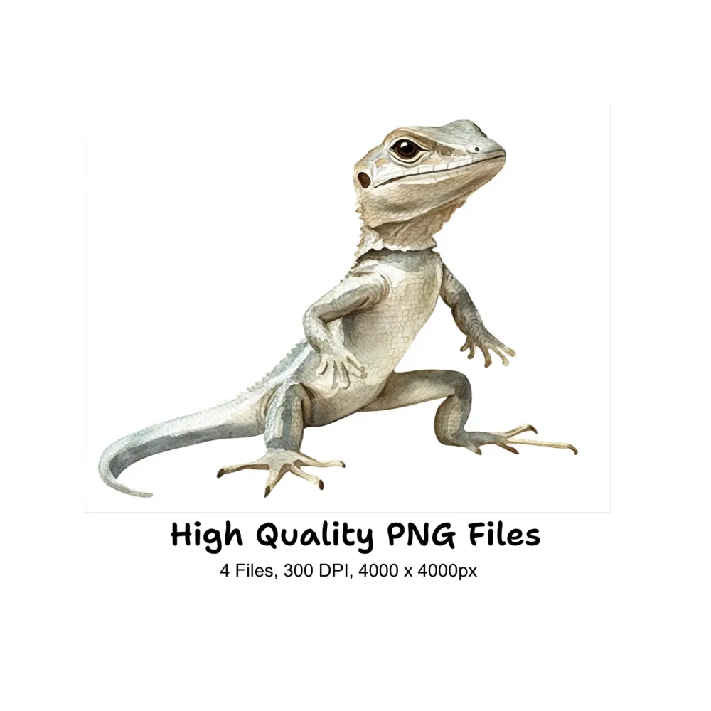 Cute Lizard Clipart Bundle