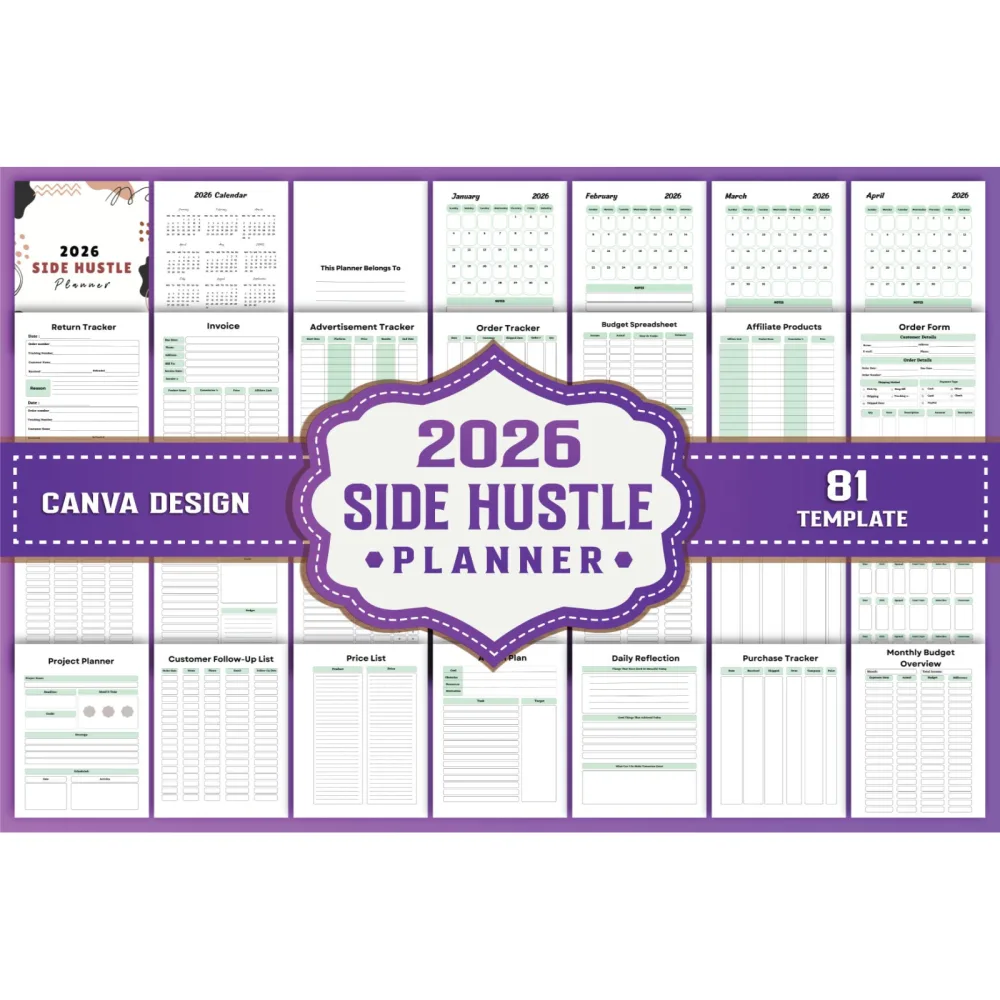 Side Hustle Planner