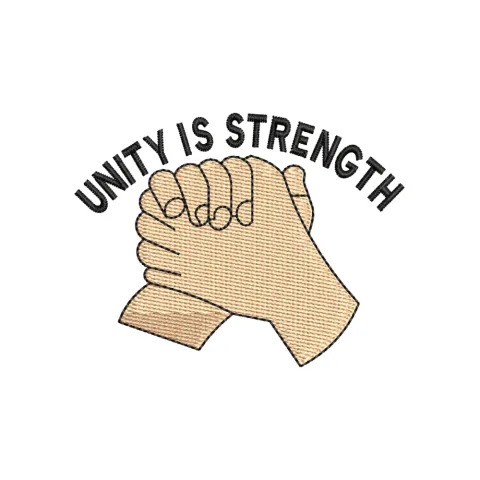 Unity Embroidery Design