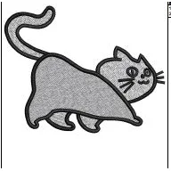 Cat Embroidery Design