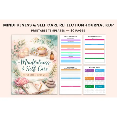 Mindfulness Self-Care Reflection Journal