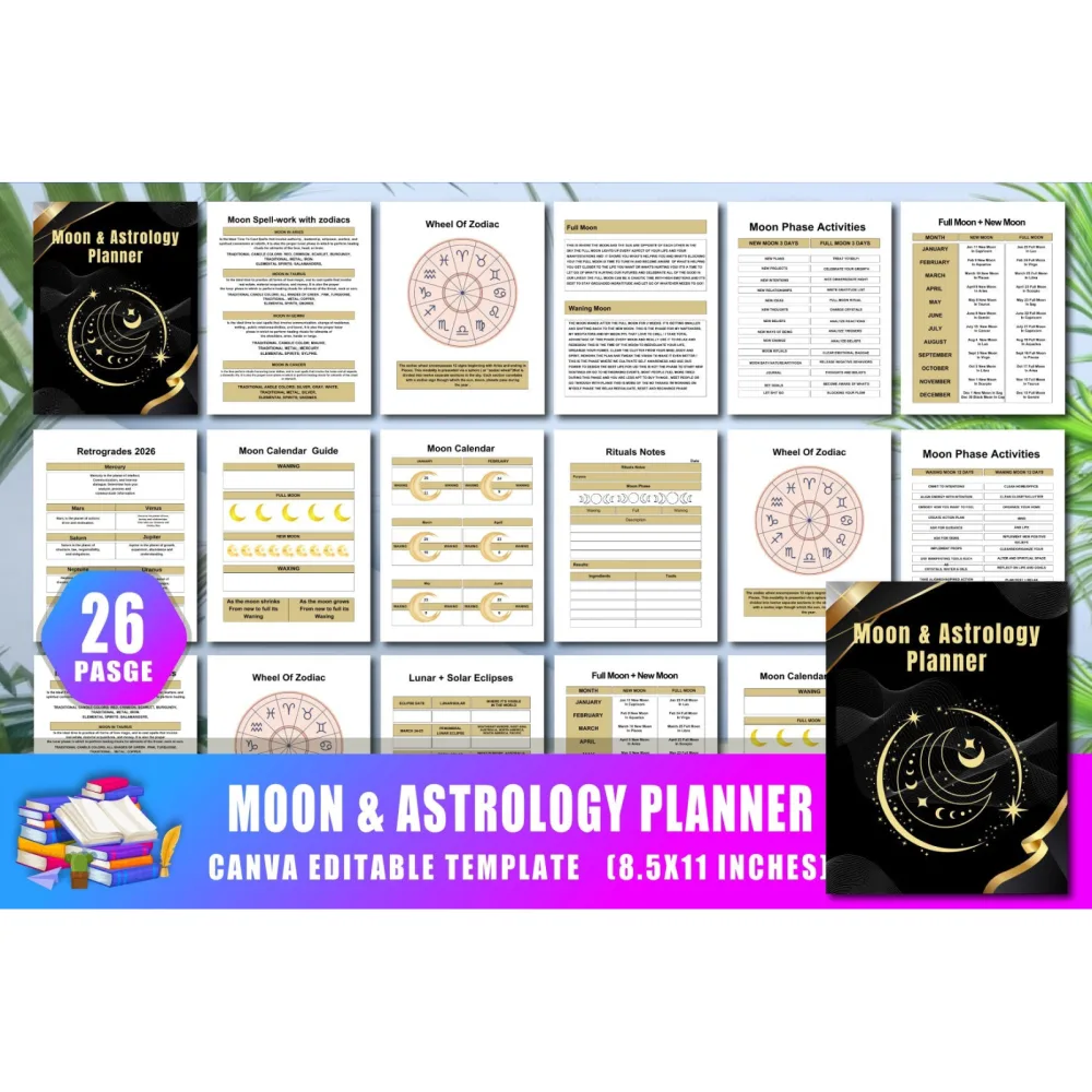 Moon Astrology Planner